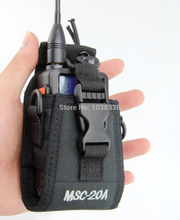 Walkie talkie bag & Case Holder MSC-20A Nylon Carry Case For BaoFeng UV-5R& Kenwood ICOM