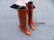 Fashion Women Boots Winter Boots Round Head Over The Knee Boots Botas Femininas 2014