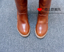 Fashion Women Boots Winter Boots Round Head Over The Knee Boots Botas Femininas 2014
