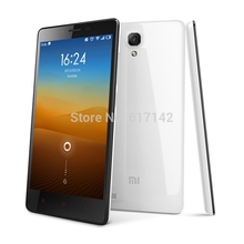 3pcs/lot Original Xiaomi Redmi Note 1GB/2GBRAM 8ROM Red mi note MTK6592 Smart phone Android Cell 5.5 Free Shipping
