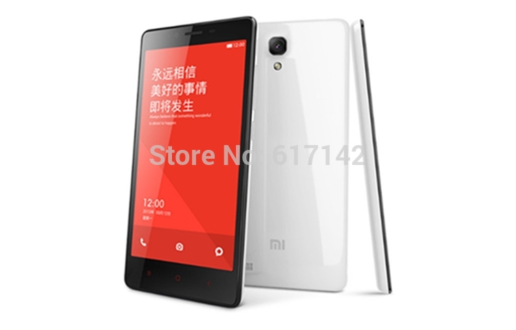 5pcs lot Original Xiaomi Redmi Note 1GB 2GBRAM 8ROM Red mi note MTK6592 Smart phone Android
