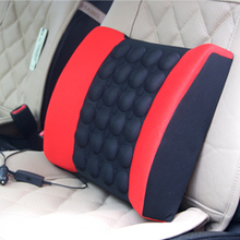 4 Colors Car electric massage lumbar support vehienlar household cushion car cushion tournure auto supplies KF