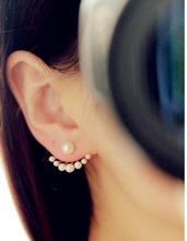 On sale Promotion Korean Lovely Girls Fashion Exquisite Simulated Pearl Stud Earrings E2591