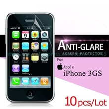 For Apple iPhone 3G 3GS Screen Protector Matte Protective Film No Retail Packing 10Pcs lot