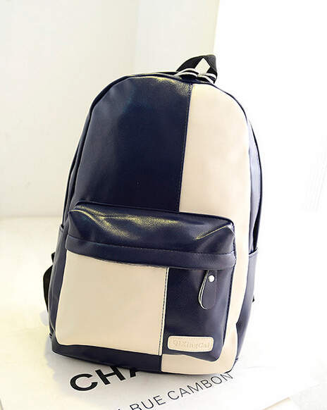The new 2014 korea edition fashion leisure female bag bump color sweet lady backpack high school