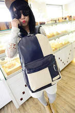 The new 2014 korea edition fashion leisure female bag bump color sweet lady backpack high school