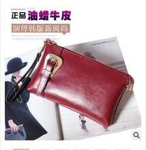 NEW high end leather handbags women leather clutch handbag chain bag clutch bag shoulder diagonal packet