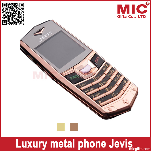 2014 Unlock Russian keyboard aluminium alloy metal men leather luxury brand dual sim card mobile phone