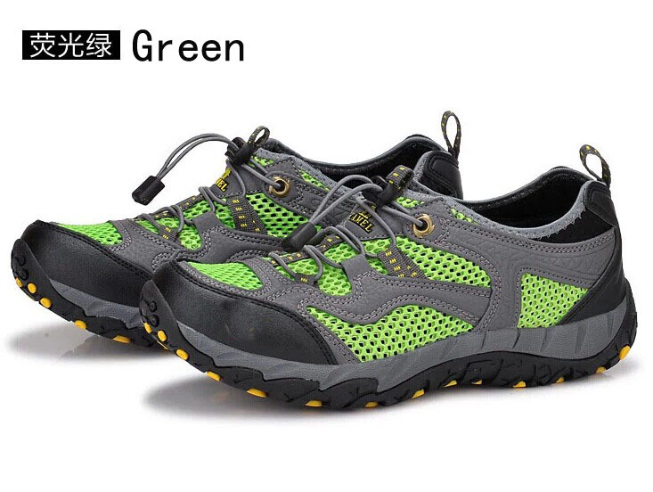 outdoor climbing shoes hiking shoes men's leather lace shoes Creek ...