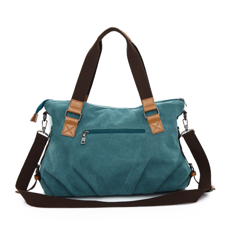 Fashion high capacity women shoulder bag canvas messenger bag handbag free shipping 