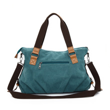 Fashion high-capacity women shoulder bag canvas messenger bag handbag free shipping