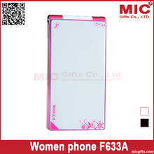 Flip flash light flower unlocked Dual SIM card women kids girls lady lovely cute cell mobile music phone F633A P242