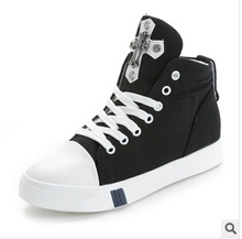 New 2014 hot sales canvas shoes tall style classic Canvas Shoes Lace up women Sneakers lovers