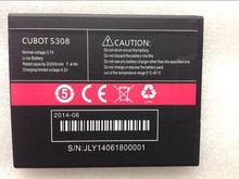 In Stock 100% Original 2000Mah Battery For Cubot S308 MTK6582 Octa Core 5.0” 2GB+16GB Smart Mobile Phone + Free Shipping