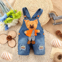 Newborn Baby Girls Boys Kids Denim Jeans One pieces Rompers Playsuits Clothes