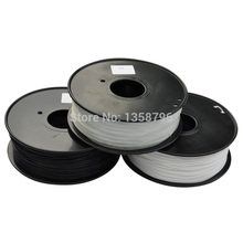 white color 3d printer filaments PA(Nylon) 1.75mm/3mm 1kg/2.2lb Plastics Resin Consumables For MakerBot RepRap UP Mendel