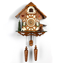 Cuckoo clock wood clock living room clock musical alarm clock rd7100