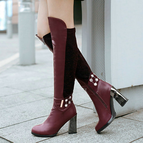  Shipping AH054 ankle ladies short long half boot over the knee snow for women winter