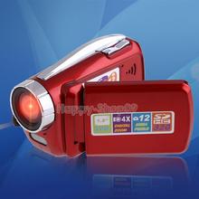 BUH9 1.8inch TFT LCD HD DV Camcorder Digital Video Camera Recorder 4x Zoom Red