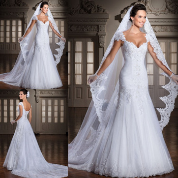 На заказ 2014 Vestido Noivas новинка спинки аппликации узелок вернуться свадебное платье свадебное платье со съемными поезд