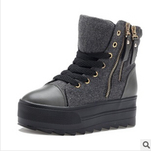 New 2014 hot sales canvas shoes tall style classic Canvas Shoes Lace up women Sneakers lovers