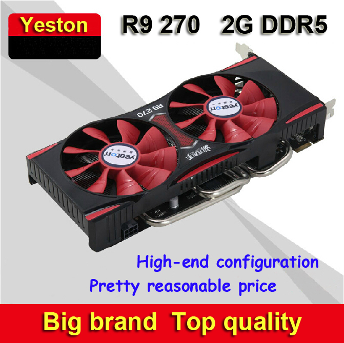 Купить элитного бренда Йестон amd r9 270 видеокарты двойной вентилятор ...