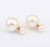 New Fashion Hot Selling Earrings 2014 Double Side Shining Pearl Stud Earrings Big Pearl Earrings For Women E102