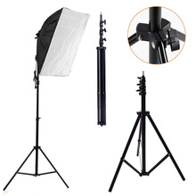 New Stable Setup Flash Light Stand Tripod for Photo Studio Video Lighting Kit Set Knob 240cm Free Shipping #F80702