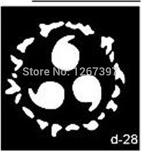 New! tattoo pictures designs glitter tattoo stencils airbrush stencil nail gel stencils for painting13*13cm free shopping
