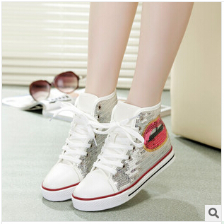 New 2014 hot sales canvas shoes tall style classic Canvas Shoes Lace up women Sneakers lovers