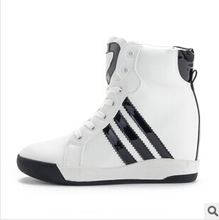 New 2014 hot sales canvas shoes tall style classic Canvas Shoes, women Sneakers black shoes,students girls sneaker