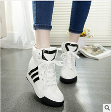 New 2014 hot sales canvas shoes tall style classic Canvas Shoes women Sneakers black shoes students