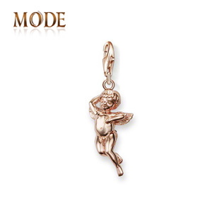 2014 Hotselling Diy Ts Fashion Charms Fashion Rose Gold Plated Wholesale Jewelry Cupid Pendant Ts91273r 