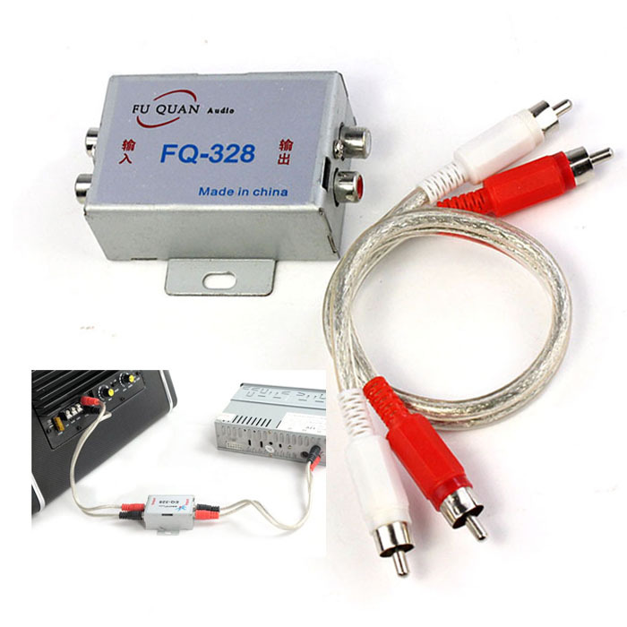 Купить аудио изолятор шума снижения фильтр для звука сабвуфера