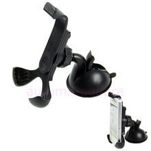 G104Free Shipping 1PC Universal 360 Rotation Car Mount Windshield Holder Stand for Smart Phone GPS New