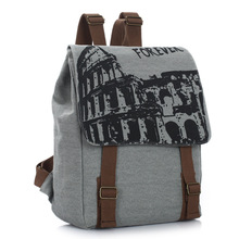 Fashion women backpack students shoulder bag tide retro canvas bag free shipping