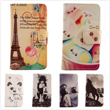 Lovely Cartoon Accessory 6 style selection Design Case For Doogee Pixel DG350 Flip PU Leather Cover
