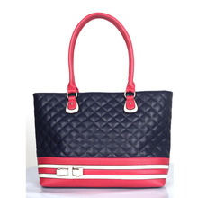 1004W Boston wind Quilted embroidery fashion girls handbag