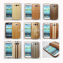 NEW Free shipping China wood brand Safety Handmade Natural Wooden Bamboo Hard wood case cover shell For samsung galaxy s3 I9300