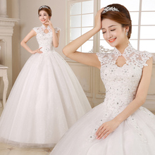 The bride wedding dress formal dress 2014 fashion lace bag wedding dress 2133