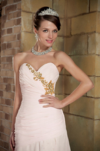 stock45 straight sweetheart elegant off-shoulder waist beads cheap in stock long evening dress