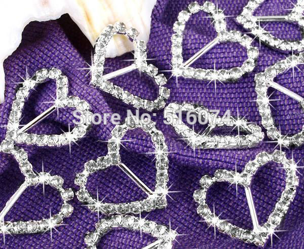 Rhinestone buckle Mix design order accept 20pcs lot full of crystal fit wedding ribbon and hair