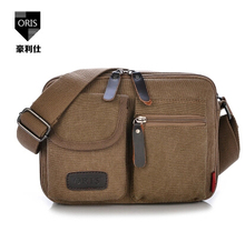 Hot sale Men’s canvas messenger bag for man travel small shoulder bag designer’s women washed canvas sports cross-body bag