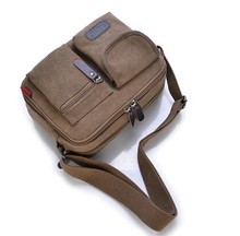 Hot sale Men s canvas messenger bag for man travel small shoulder bag designer s women