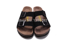 2014 new genuine leather Sandalias Birkenstock Arizona Mujer Women Men Sandals for cheap sandales summer hot with free shipping