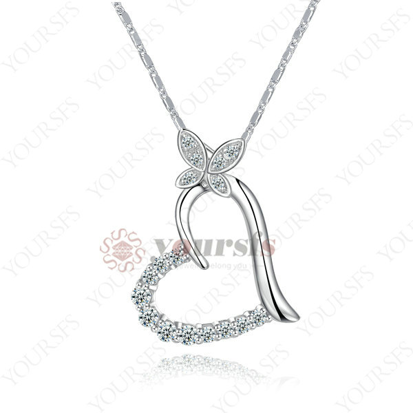 ... Necklaces Austria Crystal 18K White Gold Plated Necklace Giraffe Drop