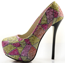 big yards 35-45 fashion high heels single shoes platform pumps