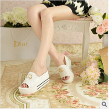 free shipping 2014 new summer lady s casual sandals slippers for women garden shoes breathable shoes