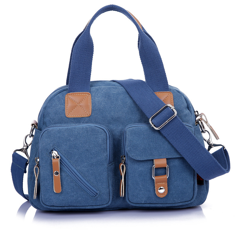 High quality lady canvas handbag casual women messenger bag shoulder bag fashion women s canvas bag