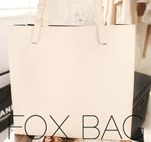 New the wave packet simple pure color bag lady one shoulder bags The simulation handbag Optional